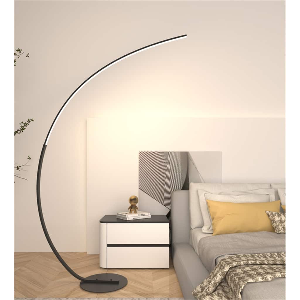 62.99 Inches Metal Arched Floor Lamp