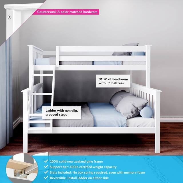 Max and Lily Twin over Full Bunk Bed