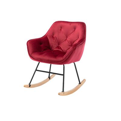 Mid-Century Modern Comfortable Rocking Chair