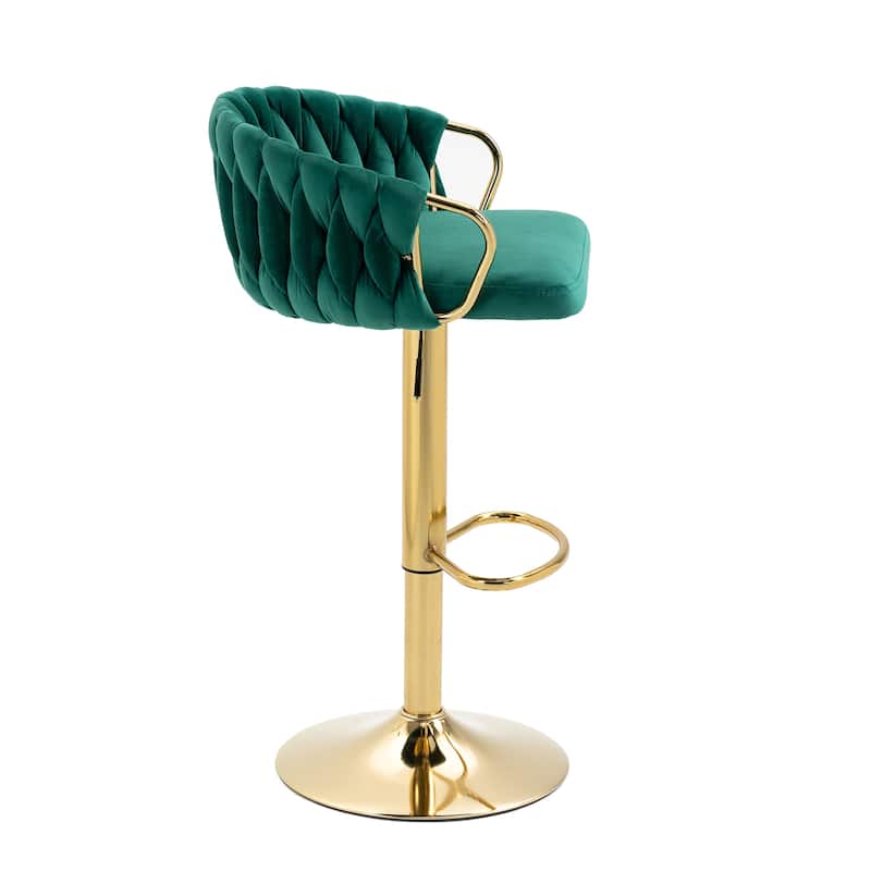 Modern Adjustable Bar Stools (Set of 2)