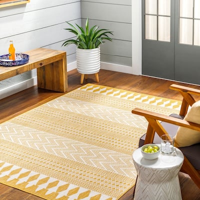 Livabliss Athos Indoor/ Outdoor Moroccan Area Rug