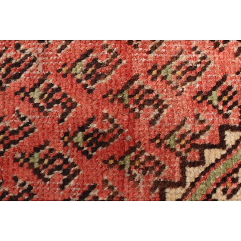 ECARPETGALLERY Hand-knotted Andelz Red Wool Rug - 3'1 x 4'9