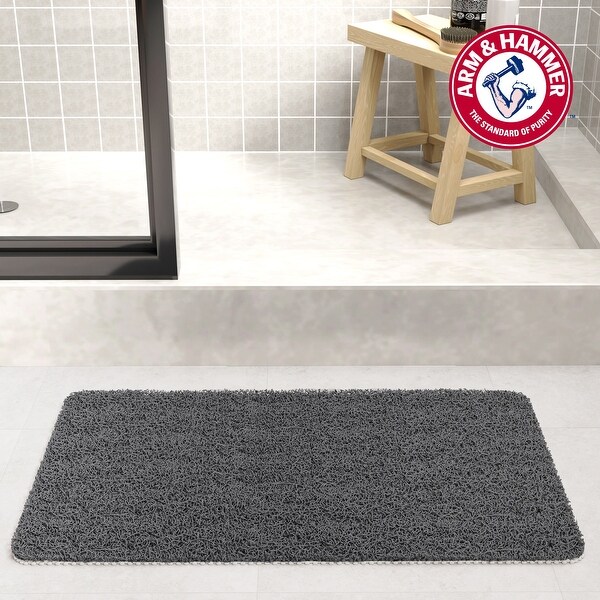 Arm & Hammer Sensory Touch Loofah Shower Tub Mat, Exfoliating Feet
