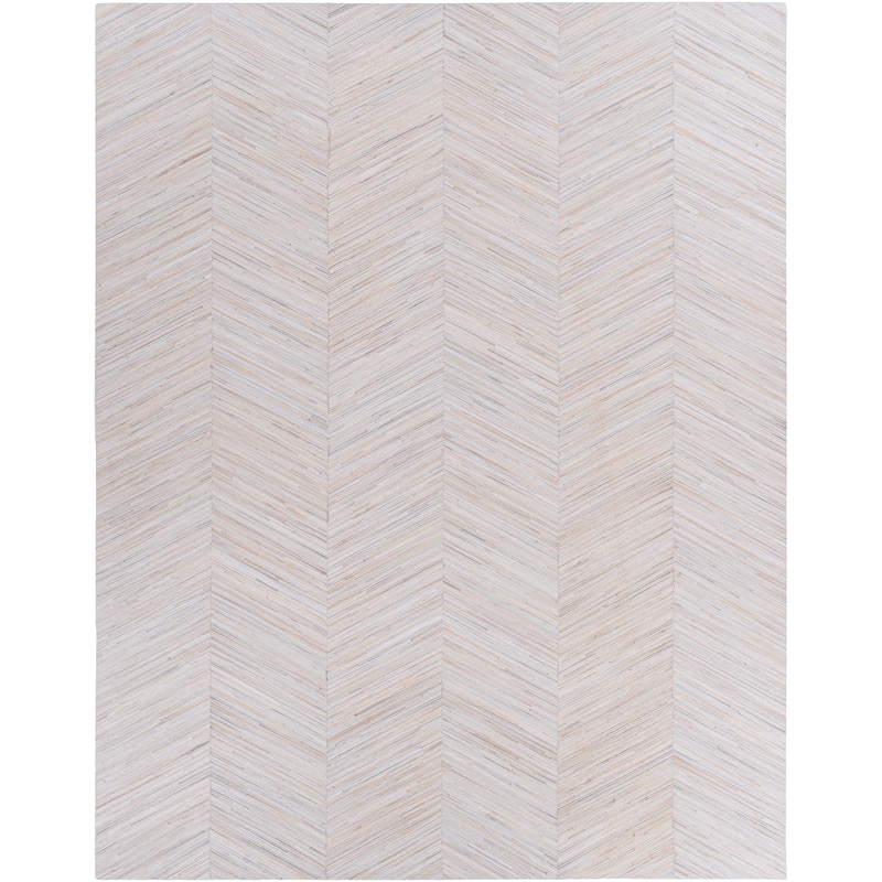 Roque Hide/Leather Area Rug - Cream - 8' x 10'