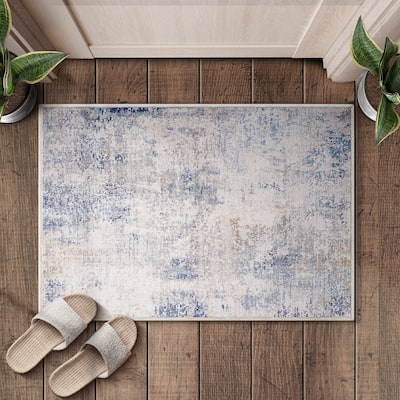 Sorbus Welcome Mat Rug for Entryway - 2 ft x 3 ft