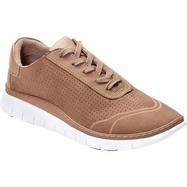 Shop Vionic Women S Riley Sneaker Sand Leather Nubuck Overstock