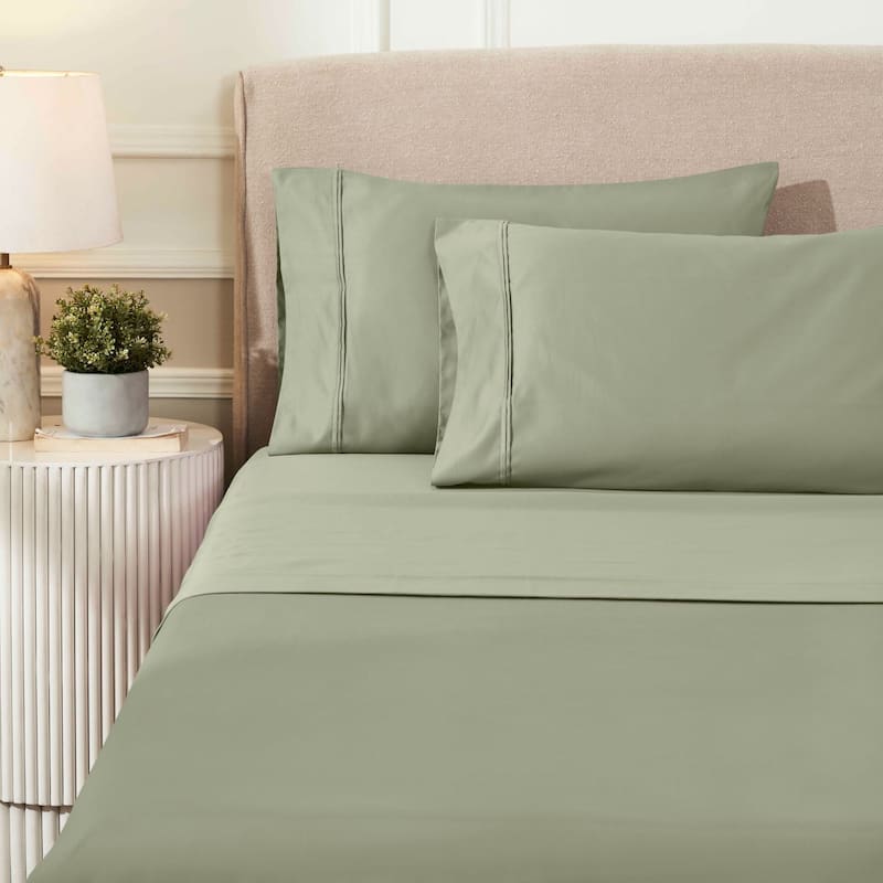 Blue Nile Mills 1200 Thread Count Egyptian Cotton Deep Pocket Sheet Set