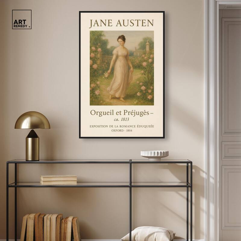 Lady in Austen's World Canvas by Art Remedy