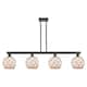 Option White Glass with Brown Rope / Matte Black