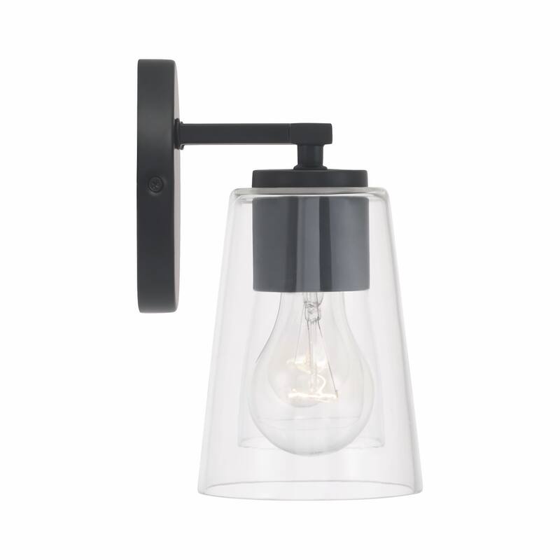 Portman 2-light Bath/ Vanity Fixture w/ Clear Glass