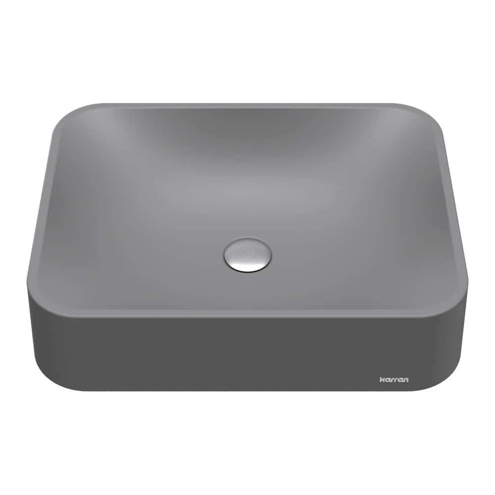 Karran Sea Crest Quartz 22 inch Bathroom Vessel Sink