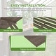 preview thumbnail 31 of 39, VEIKOUS Wooden Greenhouse Shelves, Heavy-Duty Storage Shelving for Wooden Greenhouses, 5 Available Sizes