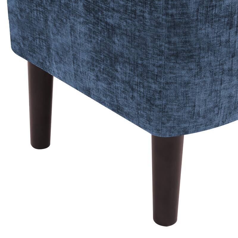 Barrel Accent Chair With Storage Ottoman,Modern Living Room Barrel Chair,Chenille Reading Chair With Ottoman For Living Room