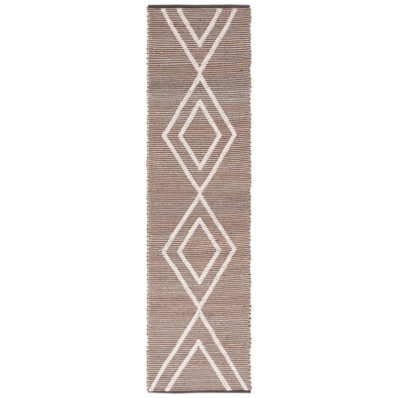 SAFAVIEH Handmade Flatweave Natural Fiber Prudencia Jute & Wool - 2' 3" x 9' - Natural/Ivory - Runner