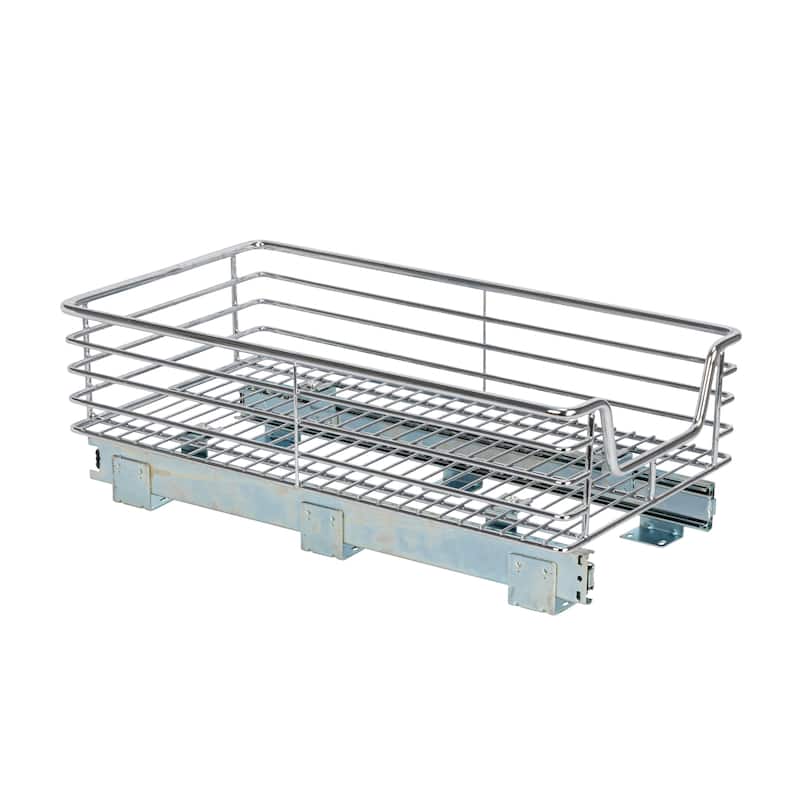 Household Essentials Chrome-Plated Steel Storage Organizer