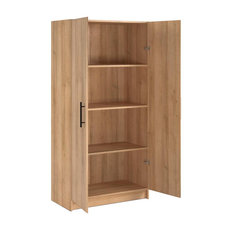 Prepac 'Winslow Elite' 32-inch Brown Storage Cabinet - 32 Inch - 32 Inch