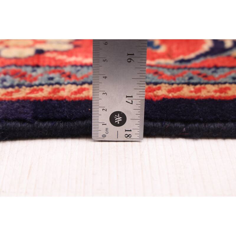 ECARPETGALLERY Hand-knotted Anatolian Vintage Navy Wool Rug - 3'7 x 10'4