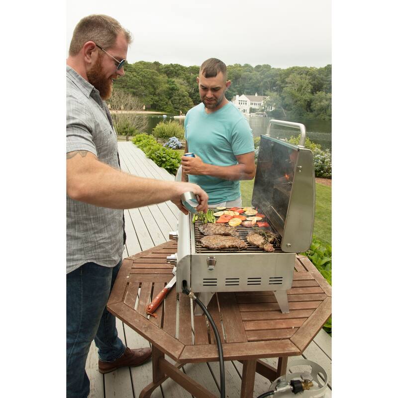 Chef's Style Stainless Tabletop Grill - N/A