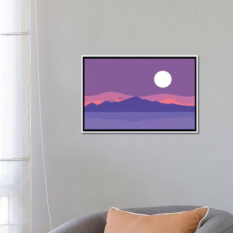 iCanvas "Tropical Landscape III" by The Old Art Studio Framed