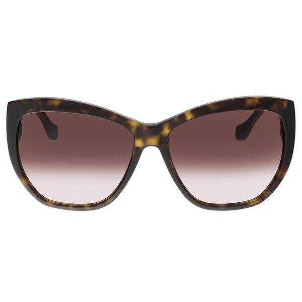 Shop Balenciaga Ba0022 52t Havana Cat Eye Sunglasses Overstock