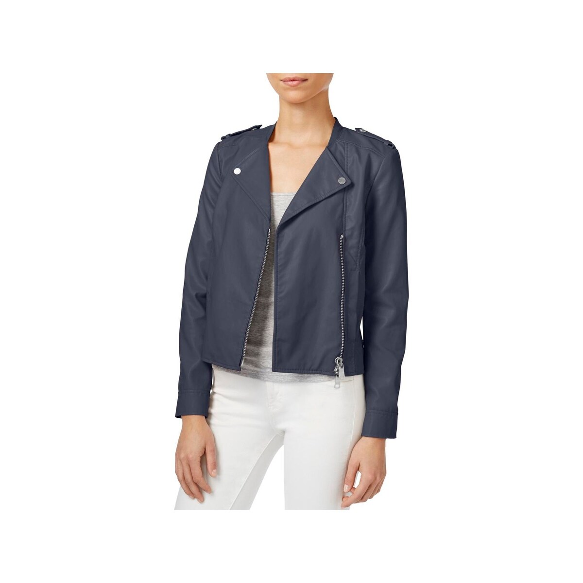 armani exchange leather jacket womens