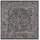 preview thumbnail 176 of 180, SAFAVIEH Courtyard Aquata Indoor/ Outdoor Waterproof Patio Backyard Rug 4' Square - Black/Ivory