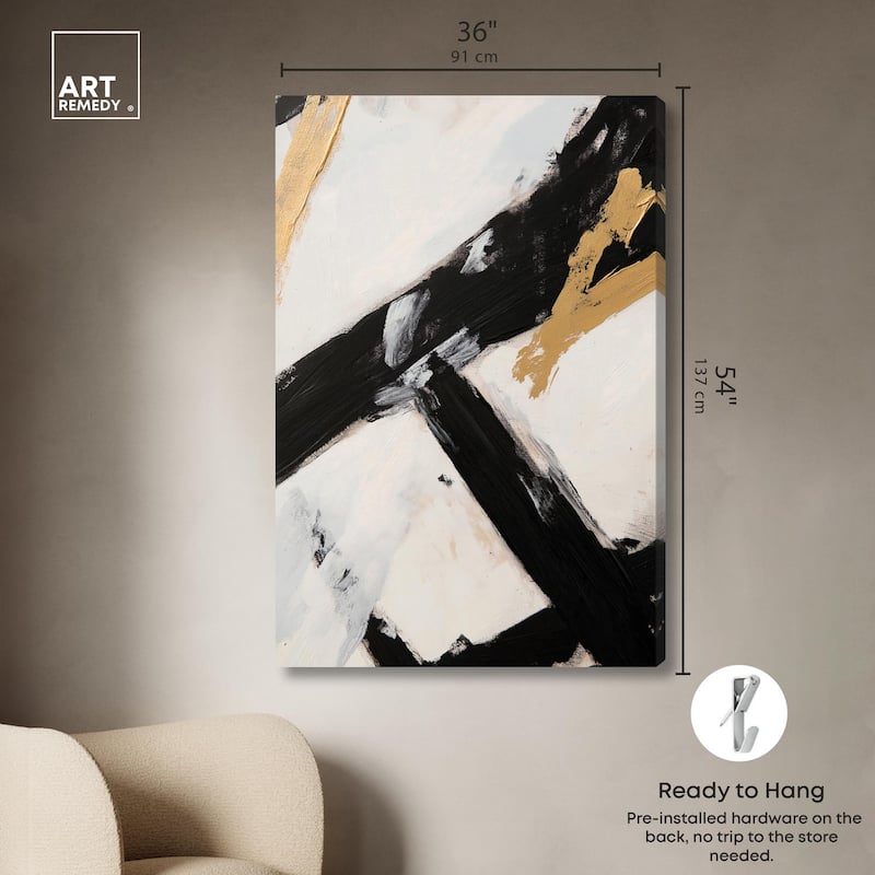 Dichotomy II Canvas by Art Remedy, Gallery Wrapped