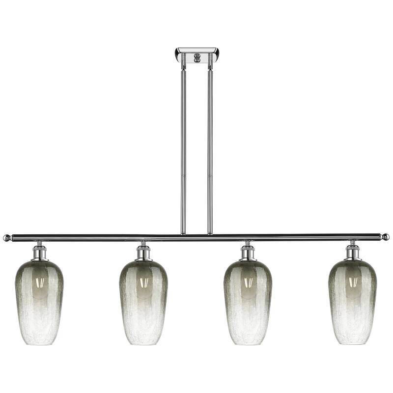 Innovations Lighting Endless Possibilities Ballston - Brookhaven Flute - 4 Light 48" Stem Hung Island Light