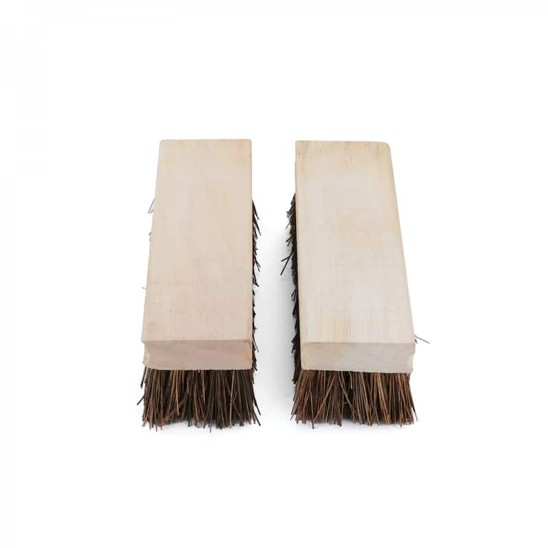 Boot Scraper Natural Wood Replacement Bristle Brush Renovators Supply - Wood - Brown/Oak
