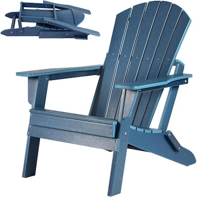 Patio Folding HDPE Adirondack Chairs