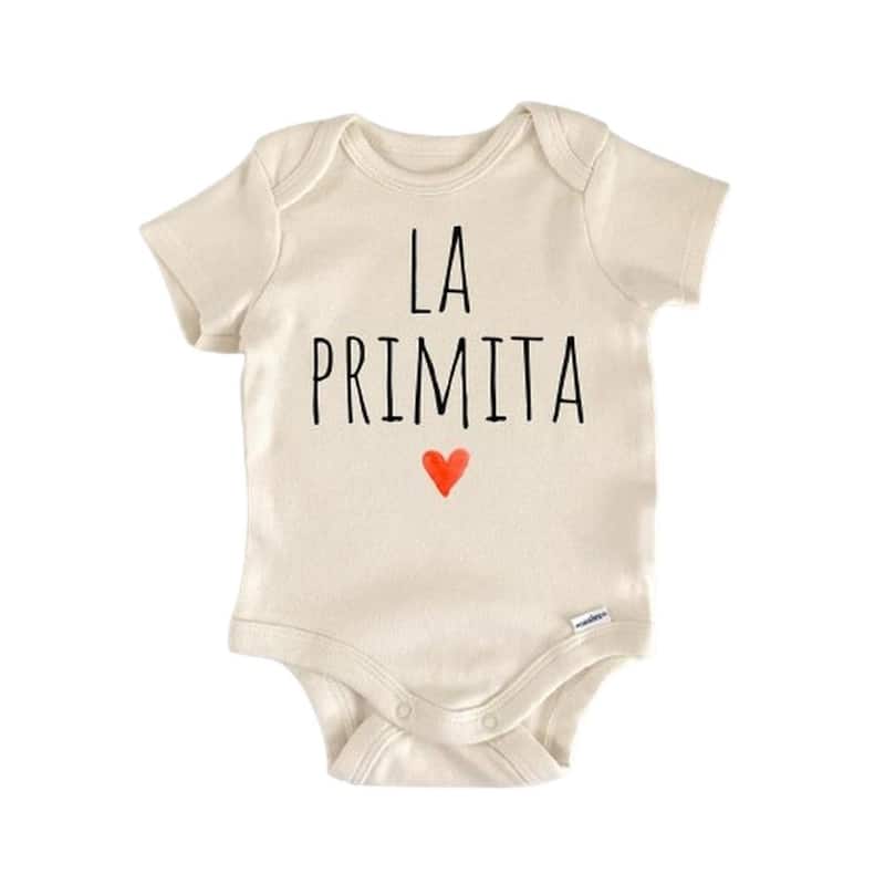 Primita Spanish Cousin - Baby Boy Girl Clothes Infant Bodysuit Funny Cute Newborn