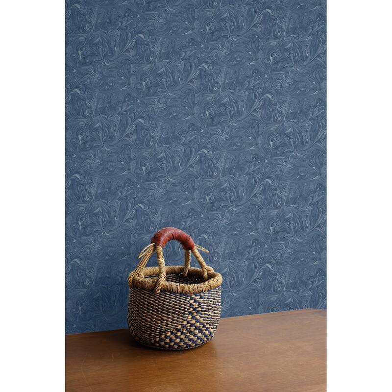 Seabrook Designs Boho Rhapsody Sierra Marble Unpasted Wallpaper