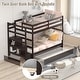 preview thumbnail 7 of 25, Costway Twin Over Twin Bunk Bed with Trundle Stairway and Storage - 39'' x 75''