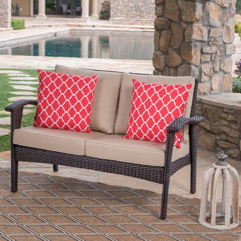 Honolulu Loveseat (Excluding the table) - Brown+Tan