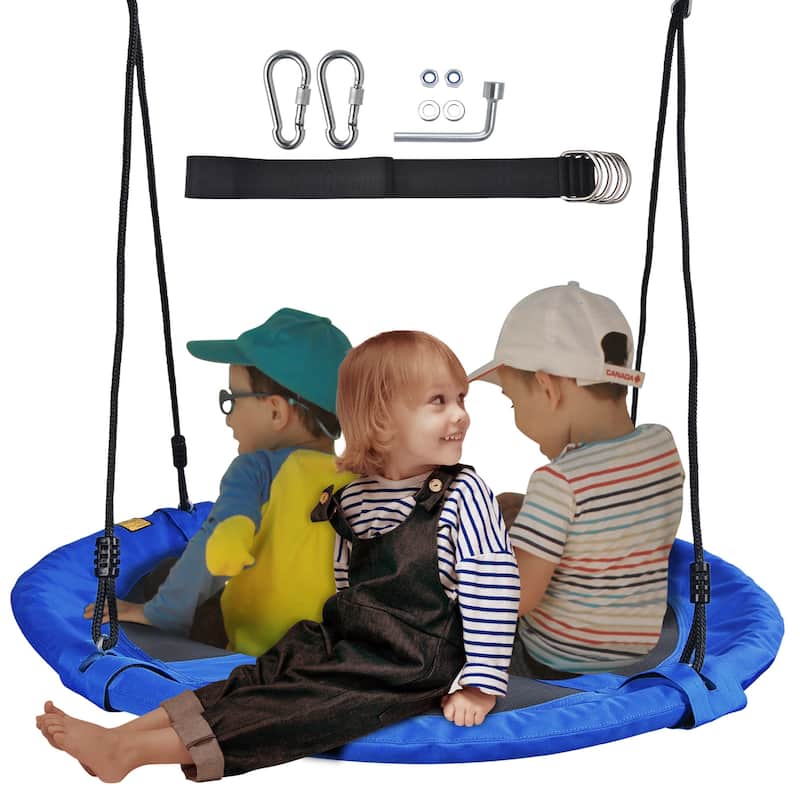 700LBS Weight Capacity 40" Flying Saucer Swing for Kids Outdoor Swings