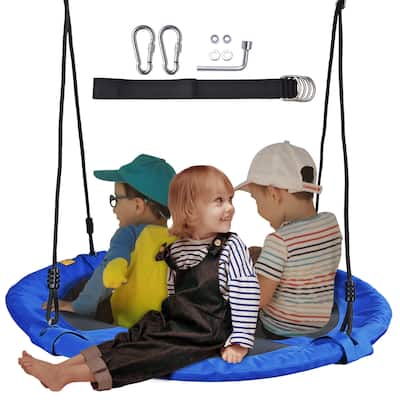 700LBS Weight Capacity 40" Flying Saucer Swing for Kids Outdoor Swings