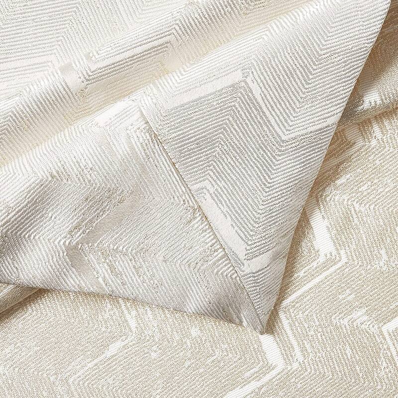 Violet Linen Princess Zig Zag Vertical Stripes Chevron Tablecloth