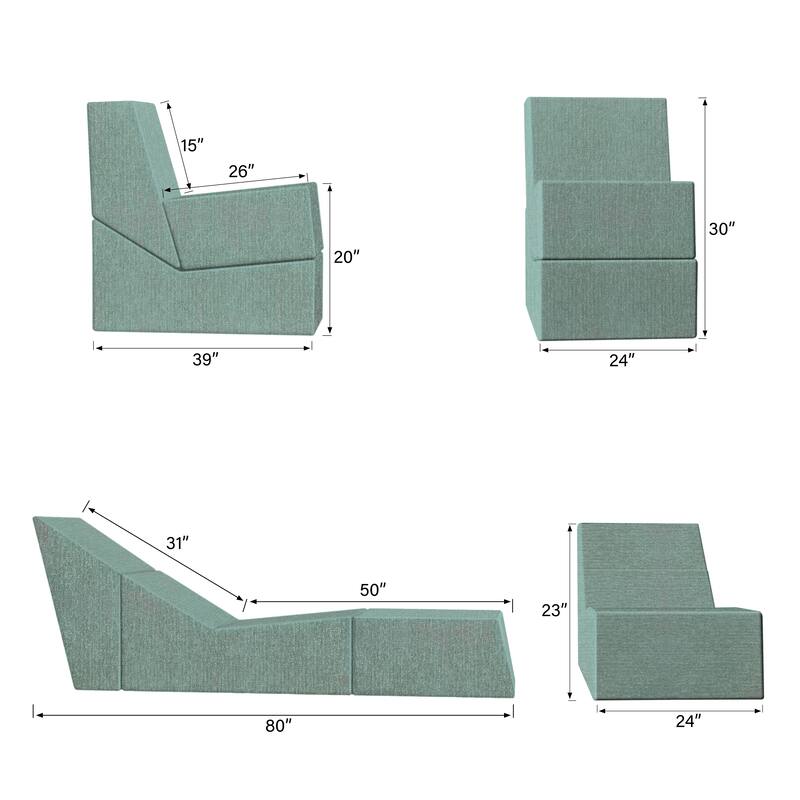 Slumber Solutions Comfort Lounger - 3 Color Options