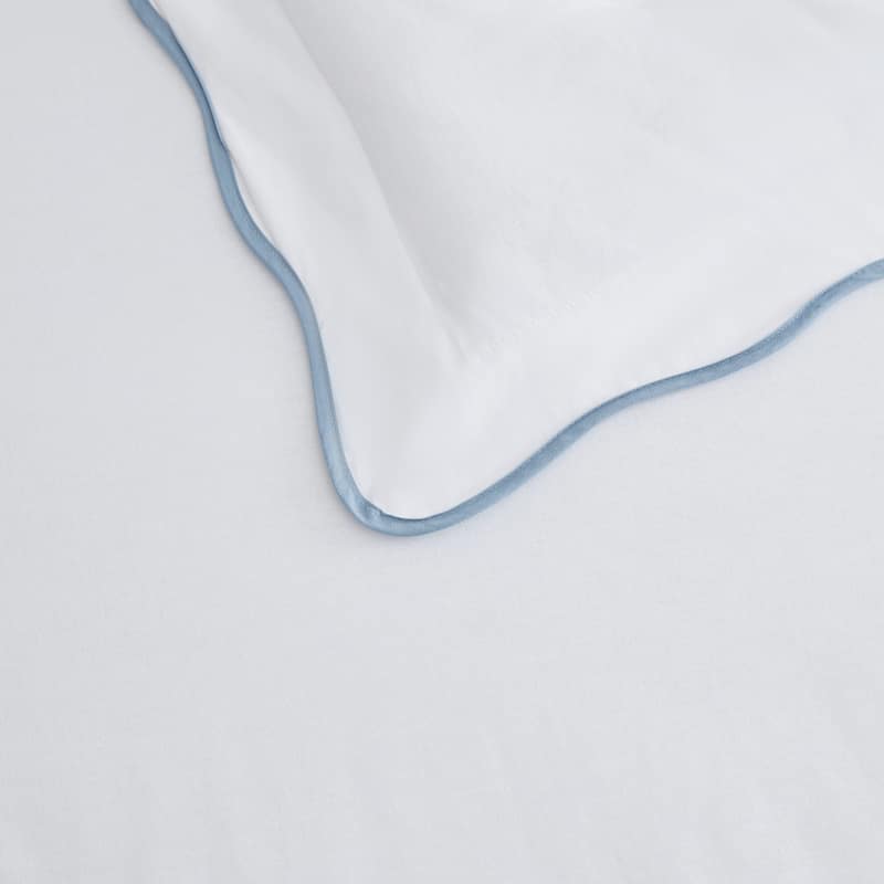 Martha Stewart Simple Scallop Cotton Comforter Set