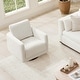 preview thumbnail 31 of 67, Spruce & Spring Rebecca Swivel Accent Chair Armchair with Back Cushion