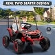 preview thumbnail 13 of 29, 24V Kids Ride On UTV,2-Seater 4WD Electric Truck with Sun Shade and Remote Control