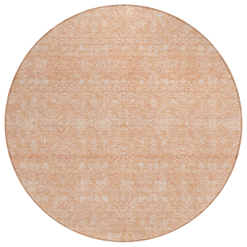 HomeRoots Floral Transitional Rectangle Outdoor Rug