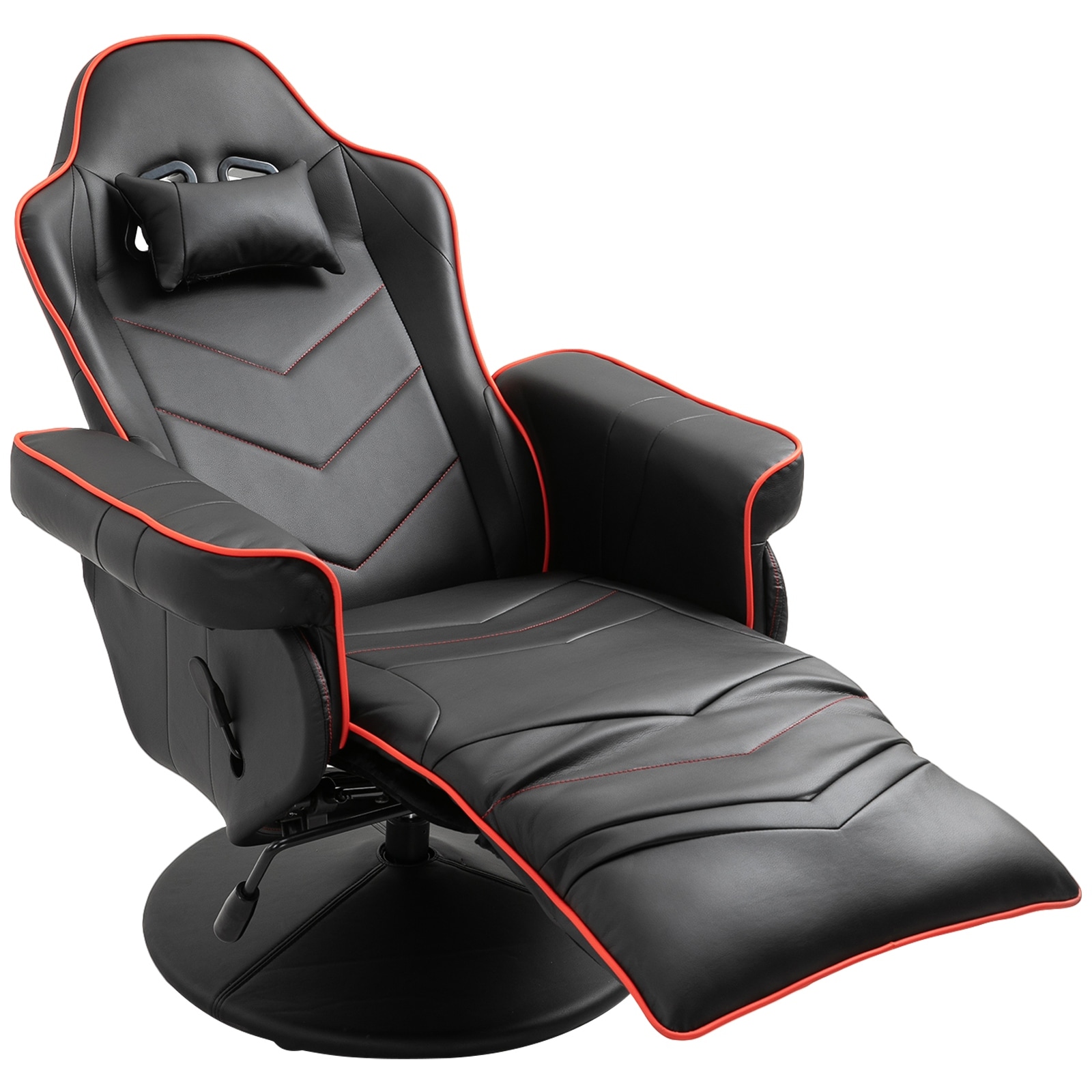 Vinsetto Home Comfortable Office Video Game Sofa Swivel Chair with