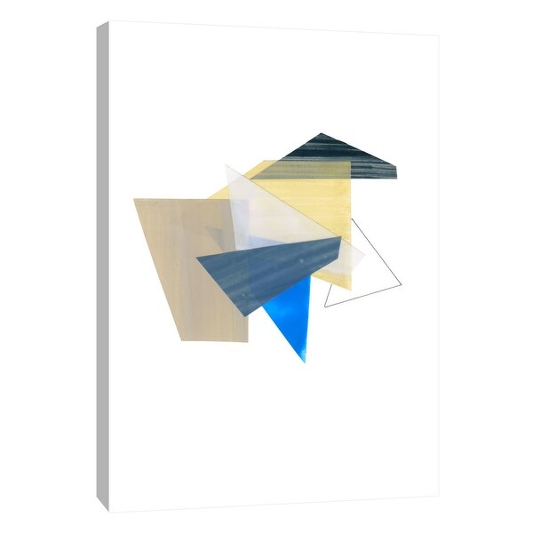 PTM Images 9-108461 PTM Canvas Collection 10" x 8" - "Shape Study 1" Giclee Abstract Art Print on Canvas