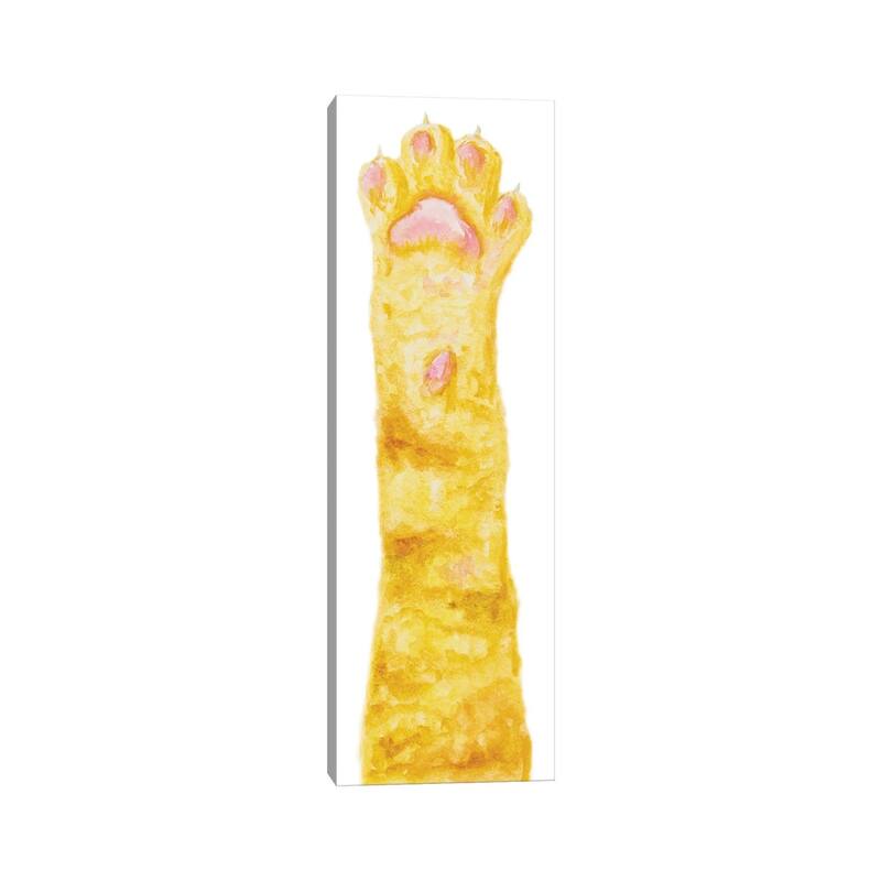 iCanvas "Orange Cat Paw" by Alexey Dmitrievich Shmyrov Canvas Print