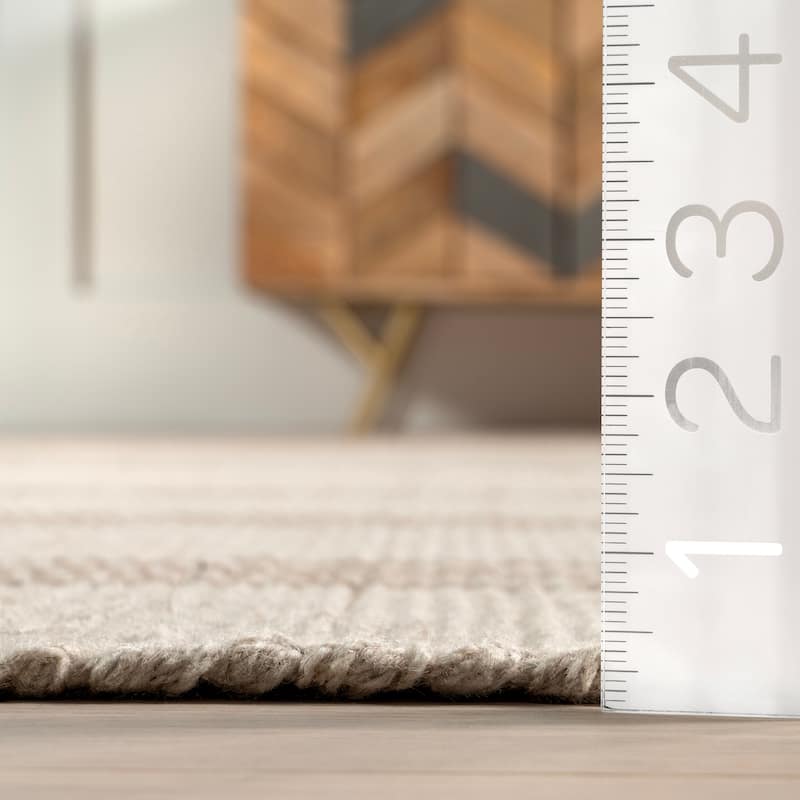 Hawthorn Striped Wool Area Rug