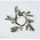 preview thumbnail 1 of 0, 2.25" Mistletoe Candle Ring, Set of 2 - 7