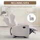 preview thumbnail 3 of 7, Rocking Recliner Chair for Living Room, Adjustable Modern Recliner Chair, Recliner Sofa with Lumbar Support