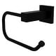 preview thumbnail 3 of 26, Allied Brass Montero Collection Euro Style Toilet Tissue Holder Matte Black