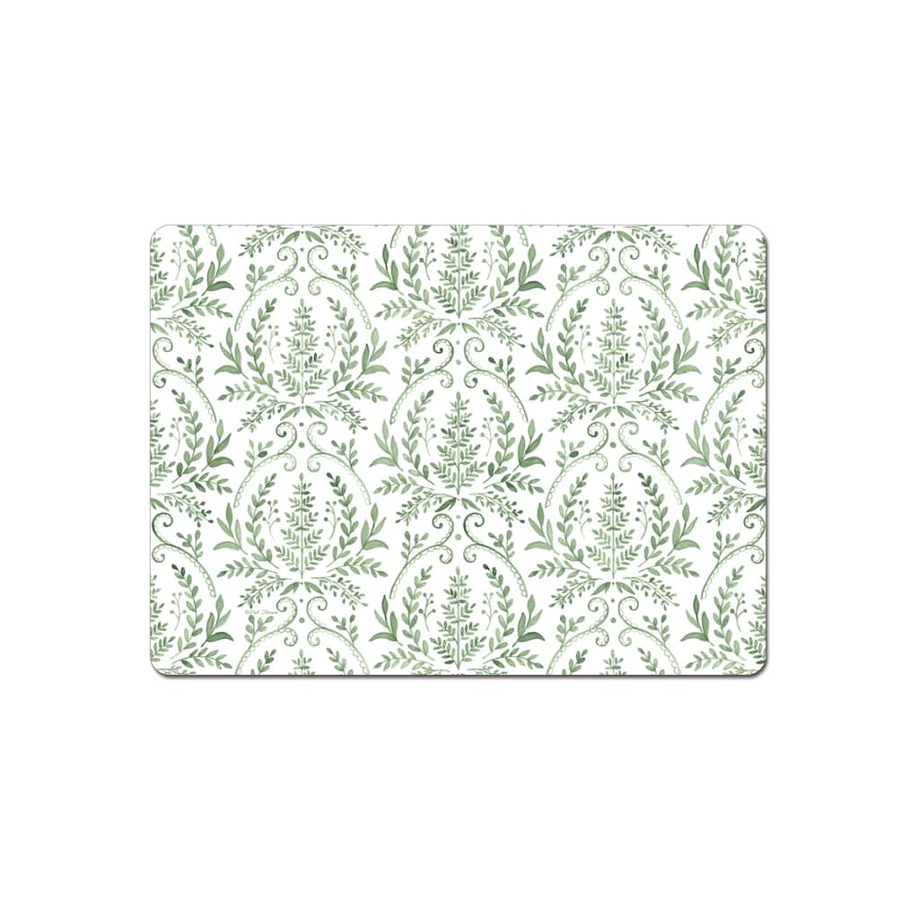 Hardboard Placemat, Fern Fronds, Set of 2, Made in the USA